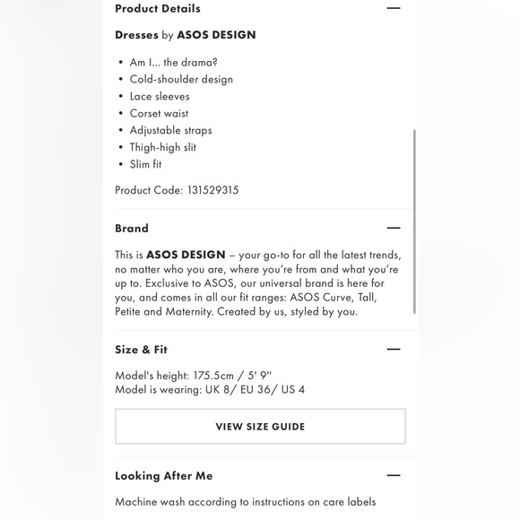 ASOS DESIGN corset detail cold shoulder maxi dress with lace inserts in black - Picture 5 of 11